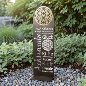 Standrelief "Achtsamkeit"